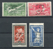 !!! GRAND LIBAN, SERIE JEUX OLYMPIQUES DE PARIS DE 1924 N°45/48 NEUVE * - Nuevos