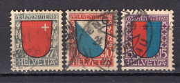 T2769 - SUISSE SWITZERLAND Yv N°176/78 Pro Juventute - Oblitérés