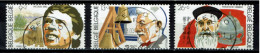 België 1988 OBP 2303/2305 - Y&T 2303/05 - Celebraties, Jacques Brel, Jef Denyn, Ferdinand Verbiest - Used Stamps