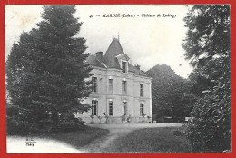 Mardié (45) Château De Latingy 2scans 1925 Carte Animée - Altri & Non Classificati