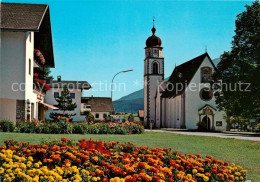 73176407 Barwies Ortsmotiv Mit Kirche Blumenbeet Mieminger Plateau Barwies - Otros & Sin Clasificación