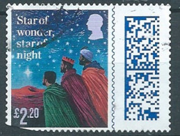 GROSSBRITANNIEN GRANDE BRETAGNE GB  2023 CHRISTMAS: LYRIC FROM WE THREE KINGS £2.20 USED CUTTED SG 5104 MI 5341 YT 5732 - Used Stamps