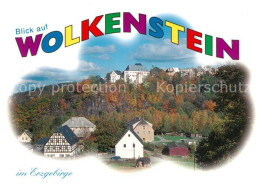 73175260 Wolkenstein Erzgebirge Schloss Panorama Wolkenstein Erzgebirge - Autres & Non Classés