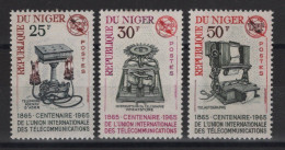 Niger - N°162 à 164 - Telecommunication - * Neufs Avec Trace Charniere - Cote 3.60€ - Niger (1960-...)