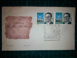 RÉPUBLIQUE ORIENTALE DE L'URUGUAY, Enveloppe FDC Commémorant "In Memoraim Dr Jose M.a Elorxa". Timbre-poste Et Cachet Sp - Uruguay