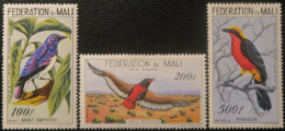 LP3844/2206 - MALI - 1960 - POSTE AERIENNE - SERIE COMPLETE - N°2 à 4 NEUFS* - Cote (2024) : 40,00 € - Malí (1959-...)