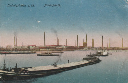 BINNENSCHIFFE - RHEIN, Frachtschiffe Vor Ludwigshafen, 1919 - Commerce