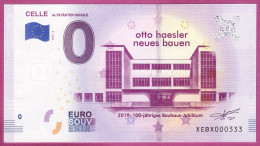 0-Euro XEBX 2019-2 # 333 ! CELLE - ALTSTÄDTER SCHULE - Essais Privés / Non-officiels