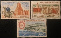 LP3844/2209 - MALI - 1961 - POSTE AERIENNE - SERIE COMPLETE - N°12 à 14 NEUFS* - Cote (2024) : 25,00 € - Mali (1959-...)