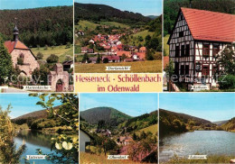 73174597 Schoellenbach Rathaus Marienkirche Eutersee Oberdorf  Schoellenbach - Autres & Non Classés