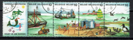 België 1988 OBP 2273/2276 - Y&T 2273/76 De Zee, La Mer, The Sea, Pëcheur, Bateau, Oiseaux Marins - Oblitérés