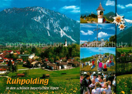 73174263 Ruhpolding Gipfelkreuz Unternberg Panorama Alpen Ruhpolding - Ruhpolding