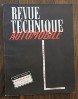 Revue Technique Automobile # 93. Janvier 1954 - Auto/Moto