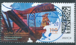 ALLEMAGNE ALEMANIA GERMANY DEUTSCHLAND BUND 2023 ZOLLVEREIN COAL MINE INDUSTRIAL COMPLEX, ESSEN  MI 3739 YT 3523 SN 3334 - Used Stamps