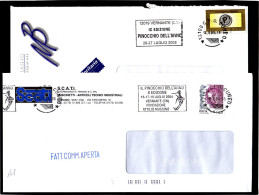St.Post.2003-2004 Italia, Targhetta "IX E X Ediz. Pinocchio Dell'anno, Vernante (CN)" (A1Re) - 2001-10: Poststempel