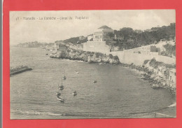 C.P.A. ( 13 ) « MARSEILLE » La Corniche,Anse Du Prophète  - Jolie Vue Générale Animée X2phots - Monuments