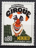 MONACO  1184,  Postfrisch **, Zirkusfestival, 1975 - Ongebruikt
