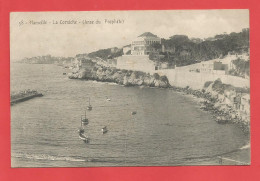 C.P.A. ( 13 ) « MARSEILLE » La Corniche,Anse Du Prophète  - Jolie Vue Générale Animée X2phots - Monumenten