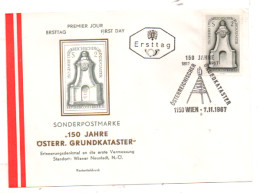 Österreich 1967 MiNr.: 1250 Ersttag Grundkataster Austria FDC Scott: 803 YT: 1085 Sg: 1511 - FDC