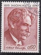 MONACO  1175,  Gestempelt, Albert Schweitzer, 1975 - Gebraucht