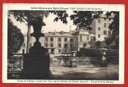 Viry-Châtillon (91) Institut Missionnaire St-Clément Façade Du Château 1657 Charles Perrault Vue Prise De La Terrasse - Viry-Châtillon