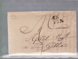 Un Lot De 12 Lettres Dites Précurseurs  Lettres  Ou Enveloppes - 1801-1848: Precursores XIX