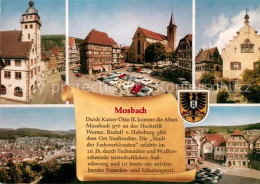 73173311 Mosbach Baden Teilansichten Altstadt Fachwerkhaeuser Chronik Wappen Mos - Mosbach