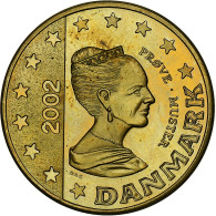 Danemark, 50 Euro Cent, Fantasy Euro Patterns, Essai-Trial, BE, 2002, Laiton - Pruebas Privadas