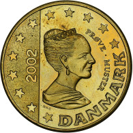 Danemark, 50 Euro Cent, Fantasy Euro Patterns, Essai-Trial, BE, 2002, Laiton - Privatentwürfe