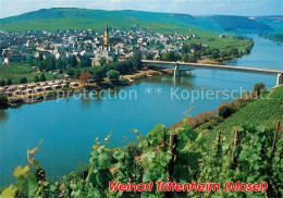 73173284 Trittenheim Mosel Panorama Blick Von Den Weinbergen Moseltal Trittenhei - Sonstige & Ohne Zuordnung