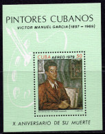 Cuba 1979 - Victor Manuel Garcia - Painter - Art - MNH Souvenir Sheet - Ungebraucht