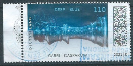 ALLEMAGNE ALEMANIA GERMANY DEUTSCHLAND BUND  2021 DEEP BLUE SCHLÄGT KASPAROW USED MI 3595 YT 3373 SN 3209 SG 4372 - Usados