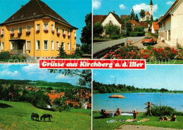 73172932 Kirchberg Iller Liegewiese Pferde Panoramen Kirchberg Iller - Autres & Non Classés