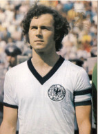 UEFA EURO 1976 - Franz Beckenbauer ... Old Postcard * Football Soccer Fussball  FC Bayern Munchen Germany Deutschland - Voetbal