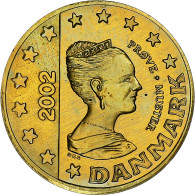 Danemark, 10 Euro Cent, Fantasy Euro Patterns, Essai-Trial, BE, 2002, Laiton - Essais Privés / Non-officiels