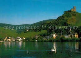 73172926 Bernkastel-Kues Blick Ueber Die Mosel Zur Burgruine Landshut - Bernkastel-Kues