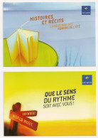 Lot De 6 CP. Publicité. EXTRAPOLE Rouen (magasin Culturel Multimédia); Chaumes (fromage). - Advertising