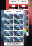 BRD Bund 3441-3442 Gestempelt Als Kleinbogen #JY845 - Otros & Sin Clasificación