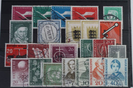 BRD Bund Jahrgang 1955 Mit 204-226 Gestempelt #BRD-O-1955 - Andere & Zonder Classificatie