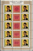 Guinea 509 Postfrisch Als Kleinbogen, Robert F. Kennedy #ND358 - Guinea (1958-...)