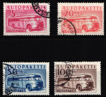 Finnland Autopaketmarken 6-9 Gestempelt #NE480 - Otros & Sin Clasificación