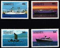 Dominica 856-859 Postfrisch Schiffe #NE466 - Dominique (1978-...)