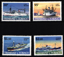 Trinidad & Tobago 517-520 Postfrisch Schiffe #NE470 - Trinidad En Tobago (1962-...)