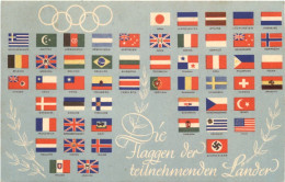 Reichssportfest Olympia Berlin 1936 - Teilnehmende Länder - Sonstige & Ohne Zuordnung