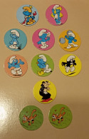 Schtroumpf Smurfs 11 Pogs Caprice Des Dieux - Advertentie