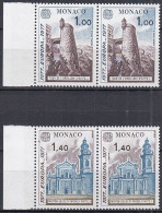 MONACO  1273-1274,  Waagerechte Paare, Postfrisch **, Europa CEPT : Landschaften, 1977 - Unused Stamps