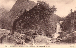 CPA 65 ENVIRONS DE CAUTERETS AU PONT D'ESPAGNE - Cauterets