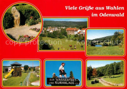 73171906 Wahlen Odenwald Gedenkstein Kinderspielplatz Landschaftspanorama Wegwei - Altri & Non Classificati