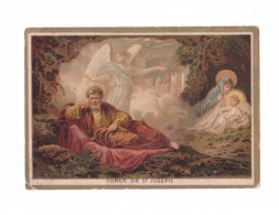 Le Songe De Saint Joseph, Sainte Famille Et Ange, éd. N. T., Maison De La Bonne-Presse N° 18 - Devotion Images