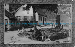 R044368 Old Postcard. House And Gooses. 1907 - Welt